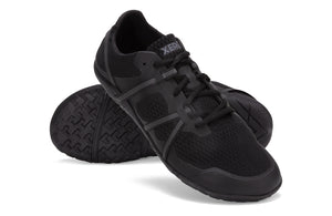 Xero Shoes Speed Force II – ultralätt barfotasko i svart med flexibel sula och ventilerande mesh för naturlig rörelse och maximal markkontakt.