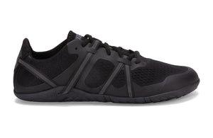 Xero Shoes Speed Force II – ultralätt barfotasko i svart med flexibel sula och ventilerande mesh för naturlig rörelse och maximal markkontakt.