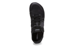 Xero Shoes Speed Force II – ultralätt barfotasko i svart med flexibel sula och ventilerande mesh för naturlig rörelse och maximal markkontakt.