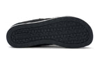 Undersidan av Xero Shoes Wynn Black – minimalistisk barfotasko i svart med retrodesign, bred tåbox och noll drop för naturlig rörelse och komfort