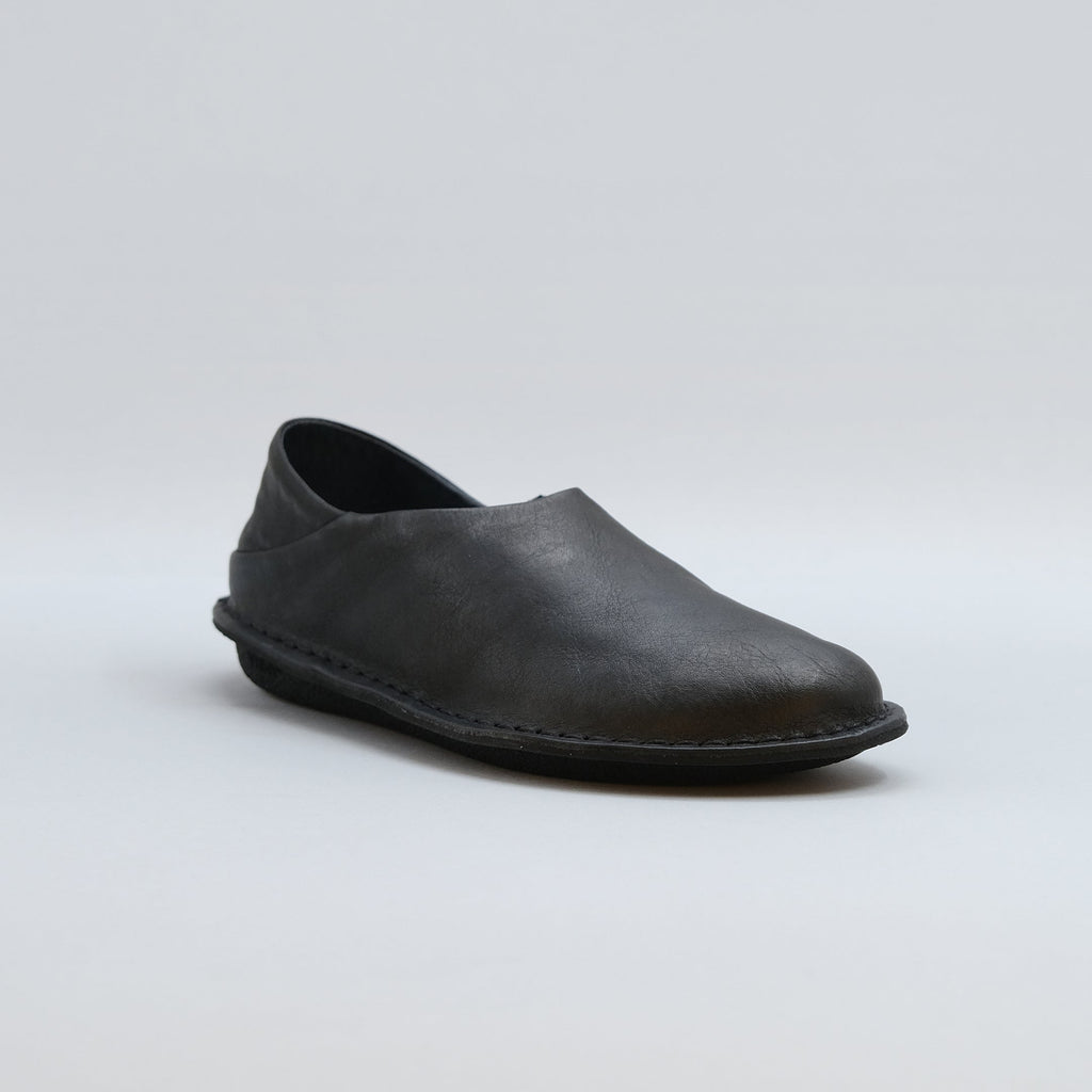 Vibae Zuma Leather Unisex Preto Black sko, sulan underifrån