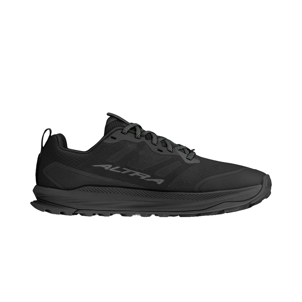 Altra Lone Peak 9+ Dam Black trailsko, sedd från sidan