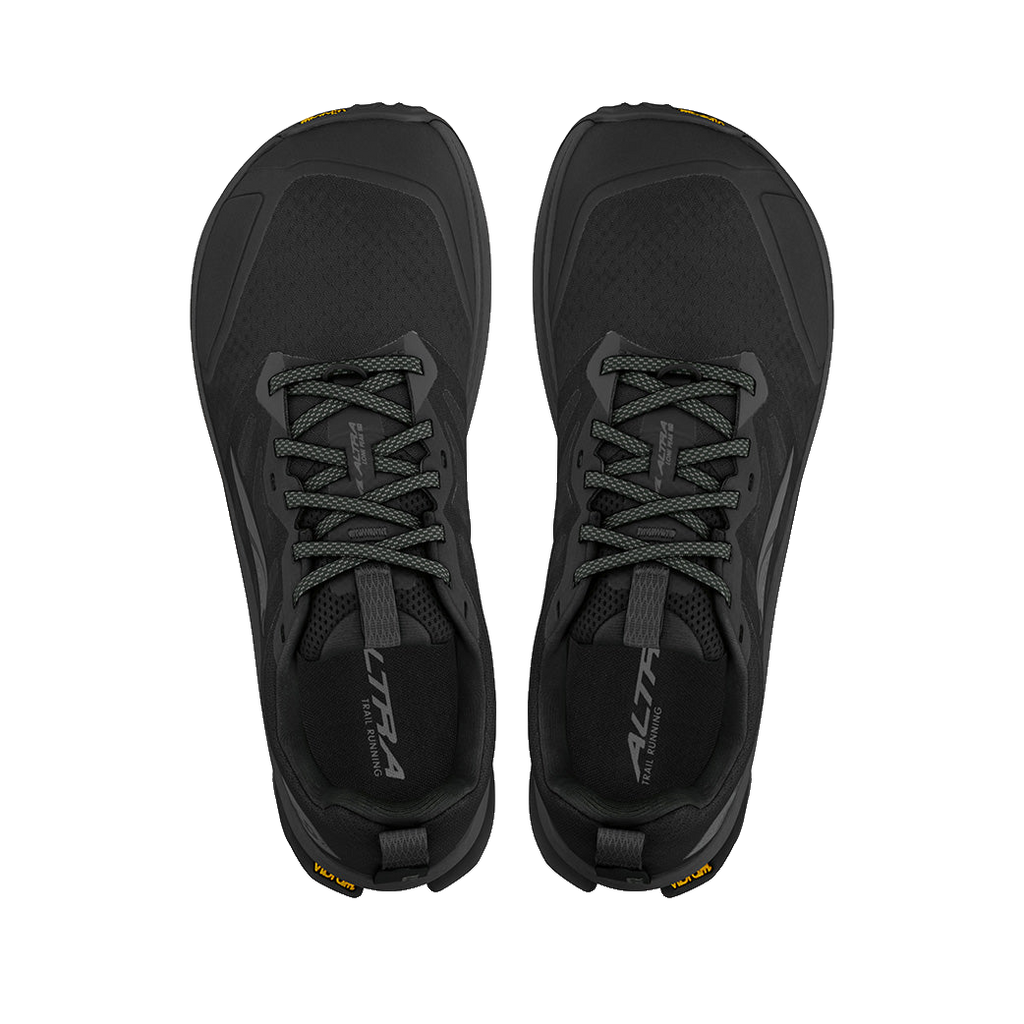 Altra Lone Peak 9+ Dam Black trailsko, bakifrån