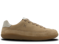 Aylla Ruraq Herr Sand – sandfärgad barfotasneaker i nubuck och mocka, yttersida