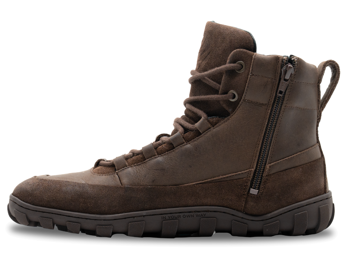 Aylla Ruraq Winter Boot Dam Brown – insida med dragkedja