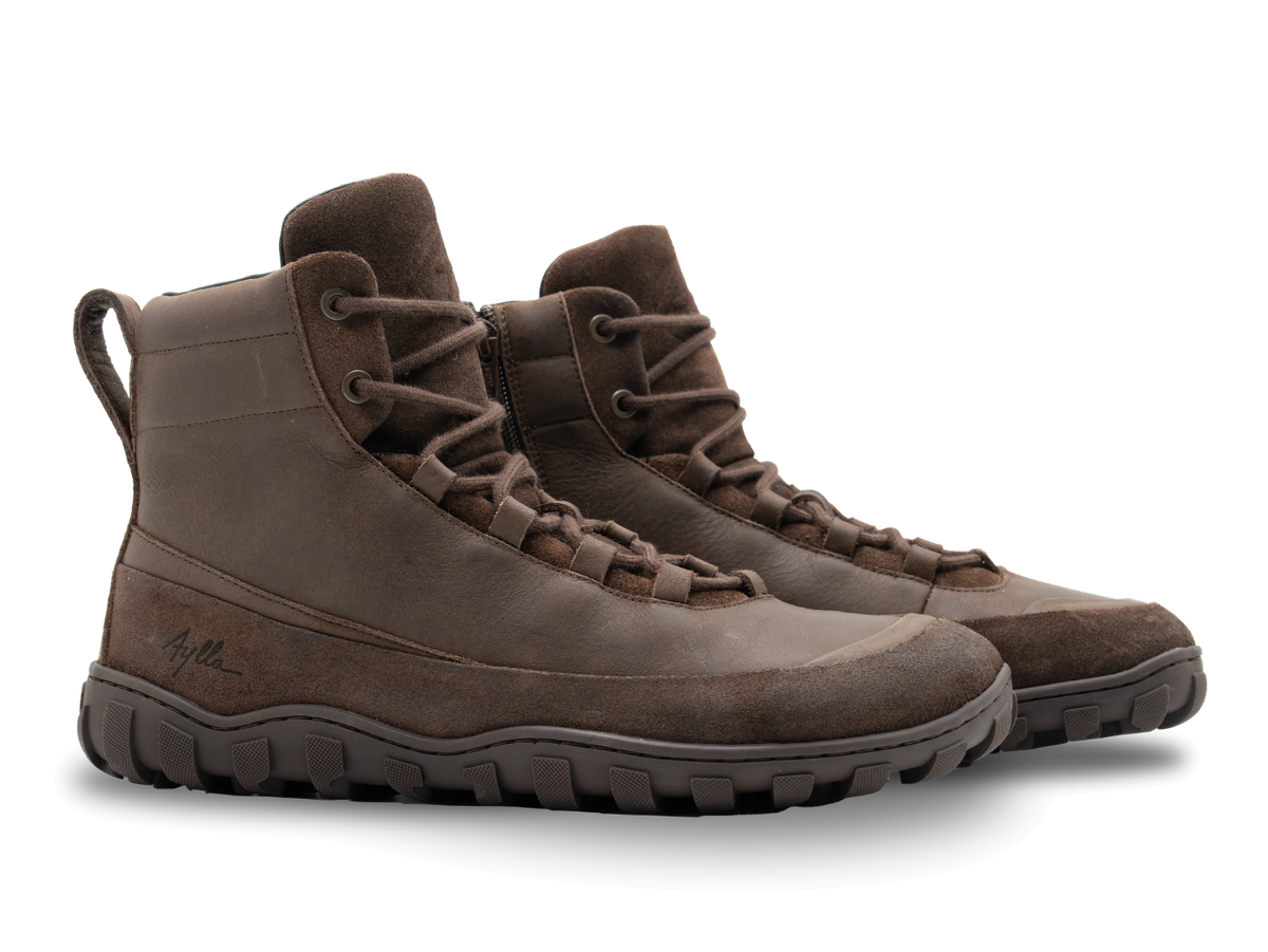 Aylla Ruraq Winter Boot Dam Brown – paret snett framifrån