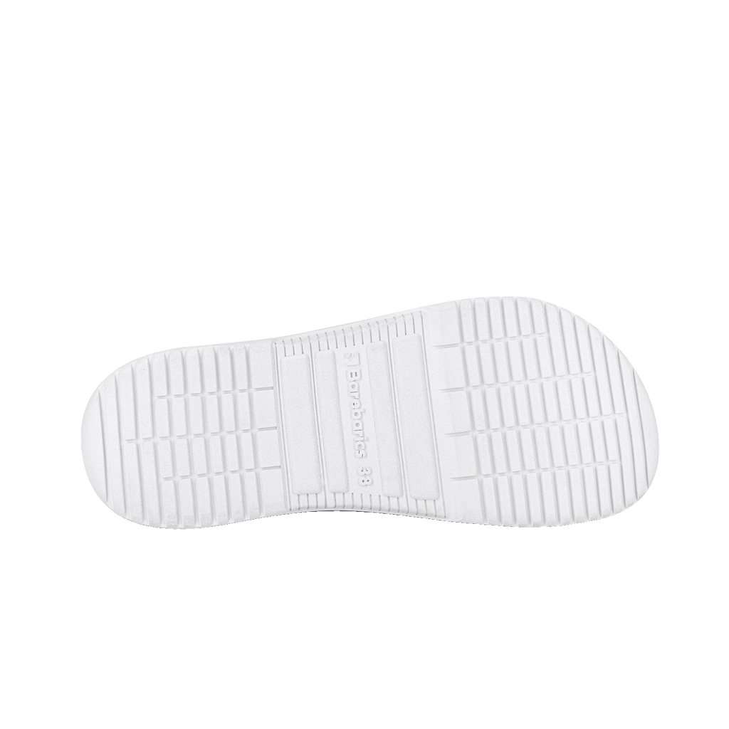 Barebarics Zing Läder Unisex Vit/Grå sneaker, detaljbild