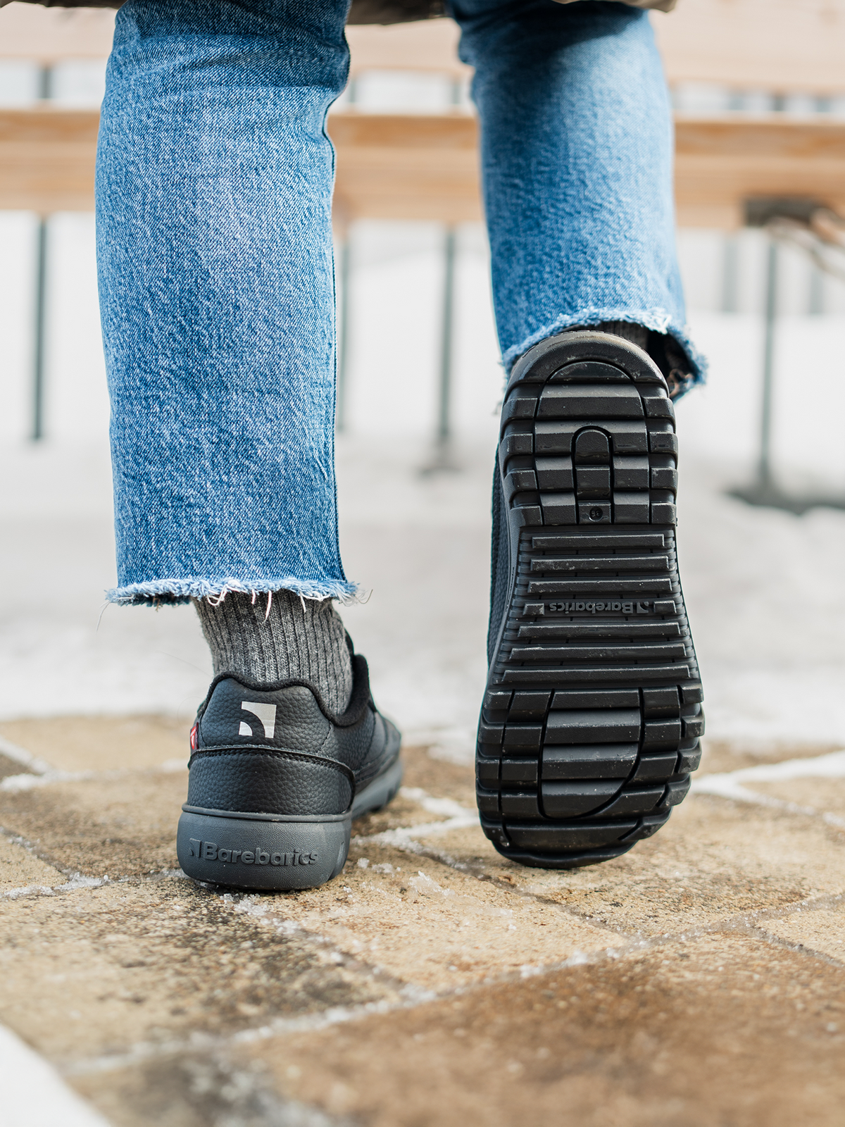 Zing Frost Barefoot Sneakers Barebarics Svart