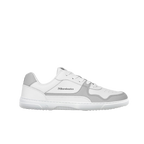 Barebarics Zing Läder Unisex Vit/Grå sneaker, sedd från sidan