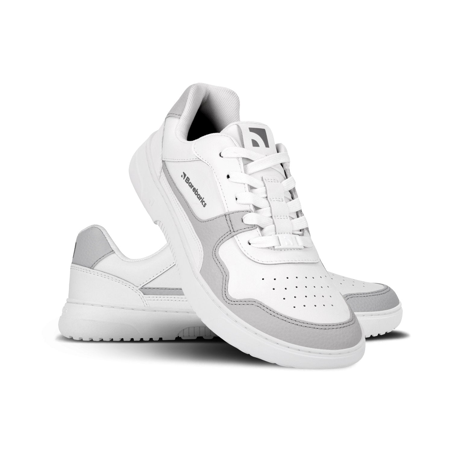 Barebarics Zing Läder Unisex Vit/Grå