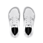 Barebarics Zing Läder Unisex Vit/Grå sneaker, ovanifrån