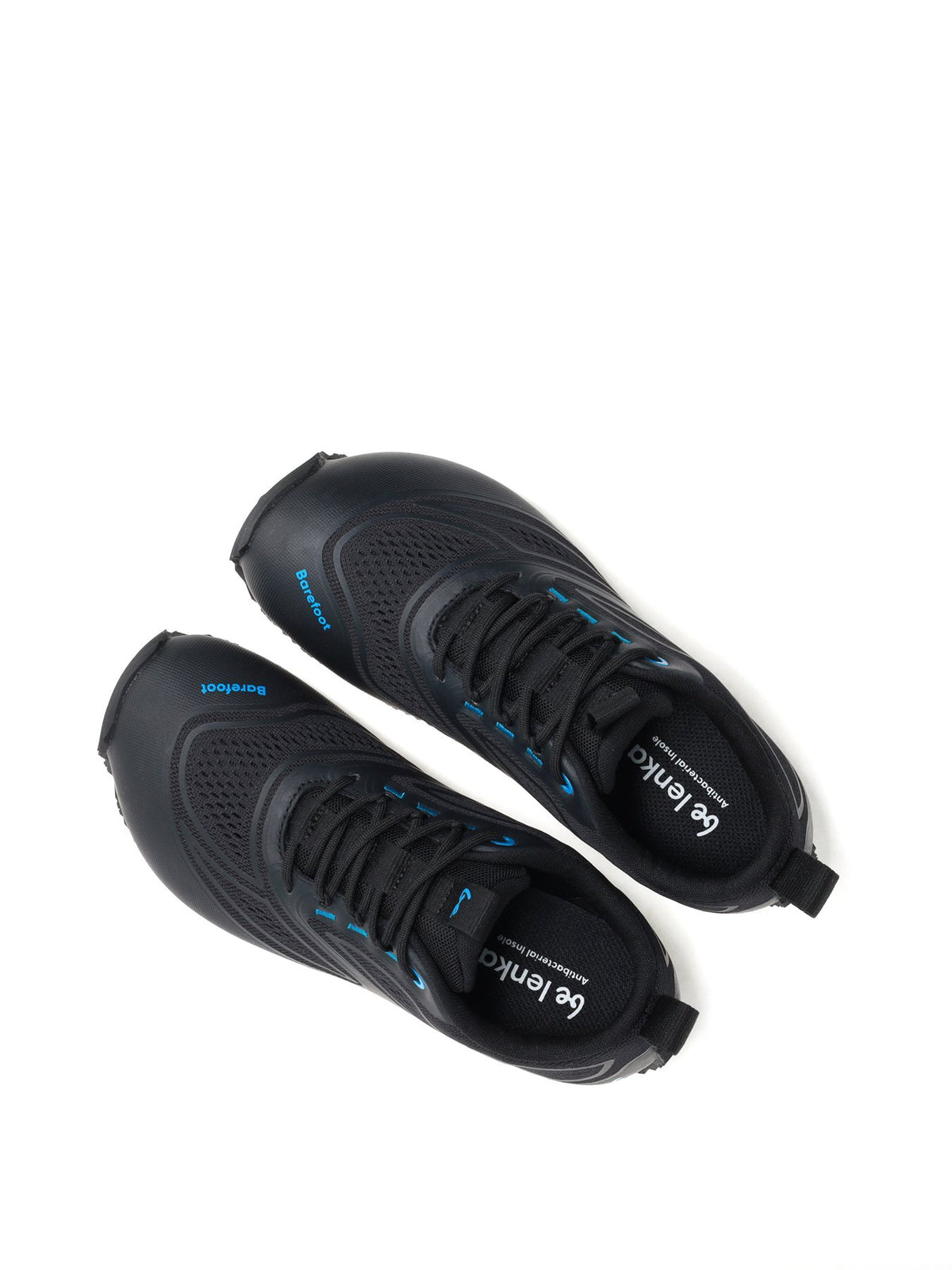 Be Lenka Trailtech Black & Blue – barfotasko på fot