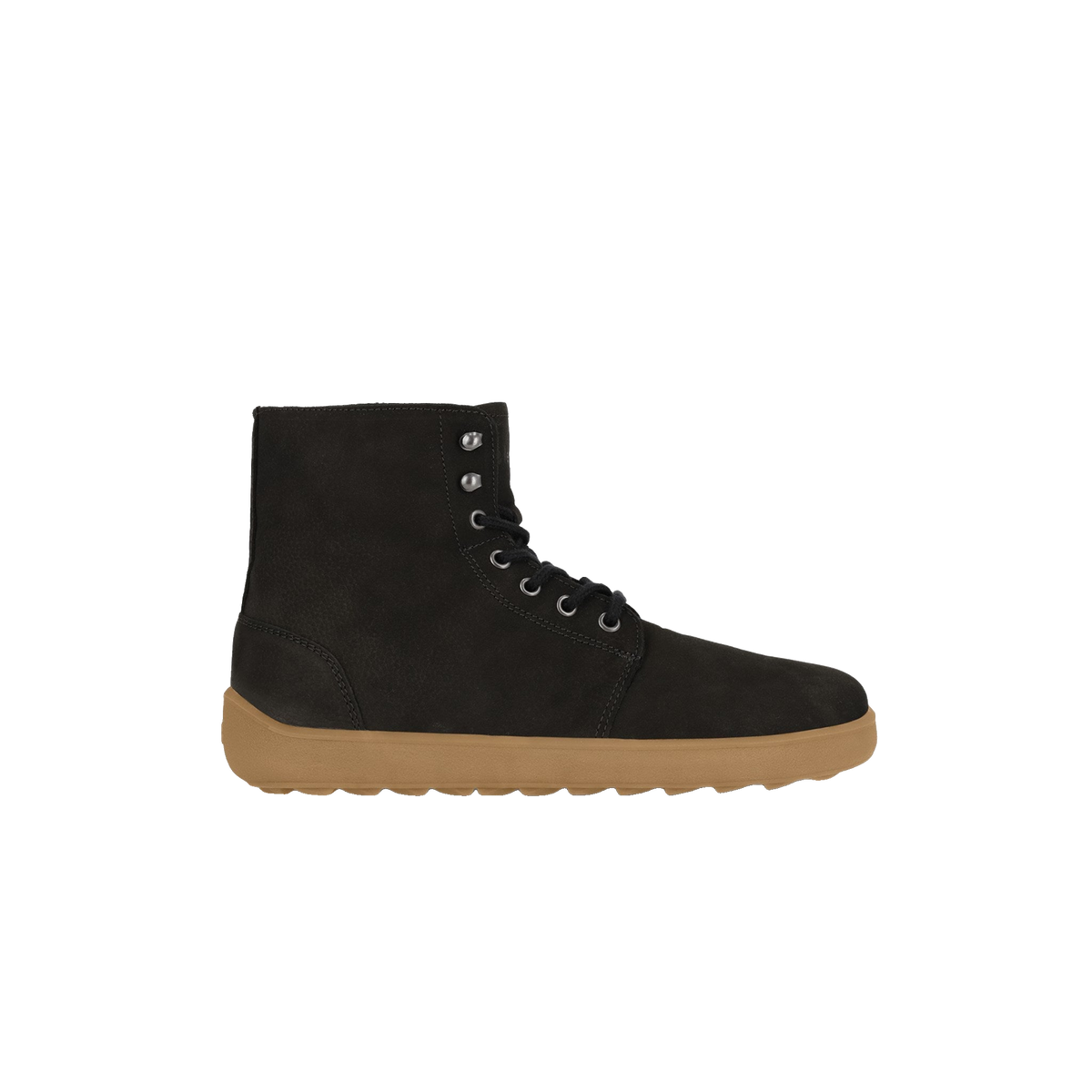 Be Lenka Winter 3.0 Dam Matt Black – varmfodrad barfota-vinterkänga, sidovy