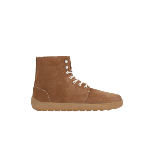 Be Lenka Winter 3.0 Dam Walnut Brown – varmfodrad barfota-vinterkänga, sidovy