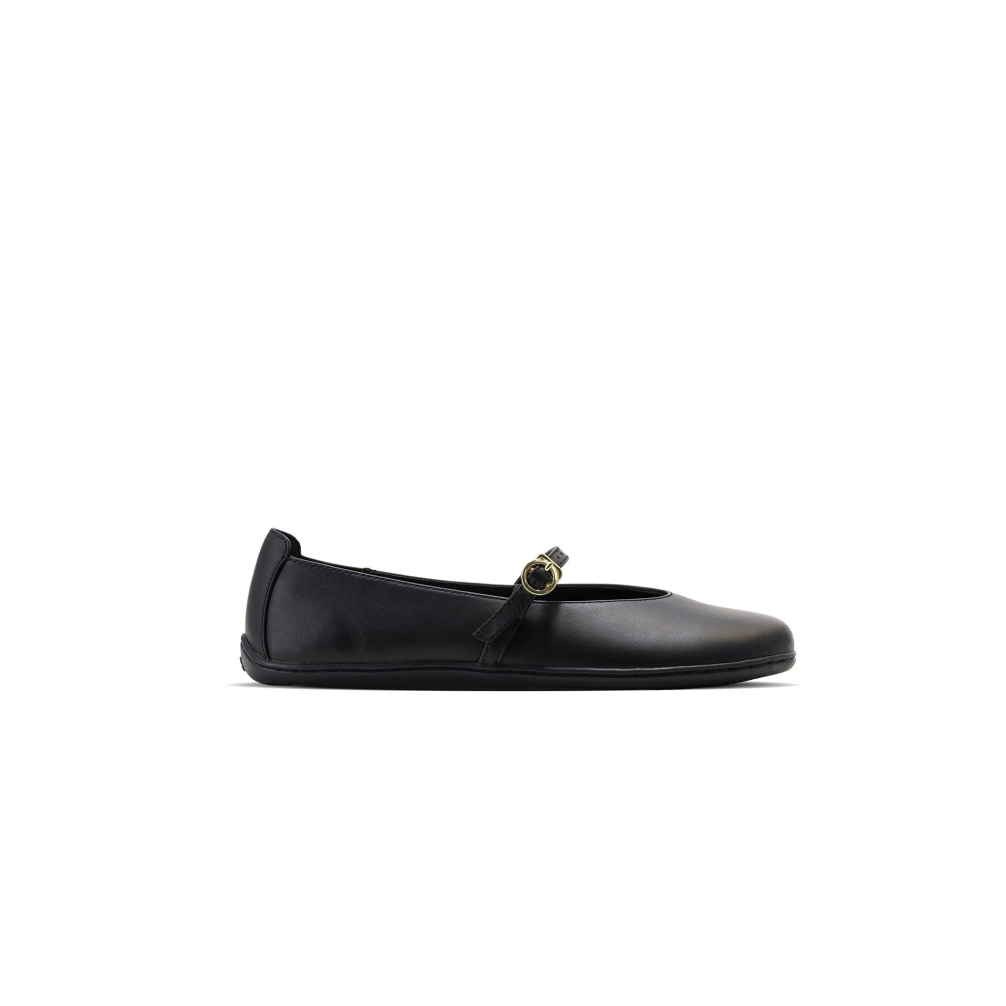Be Lenka Amalea All Black – barfota Mary Jane-ballerina i svart, sidovy