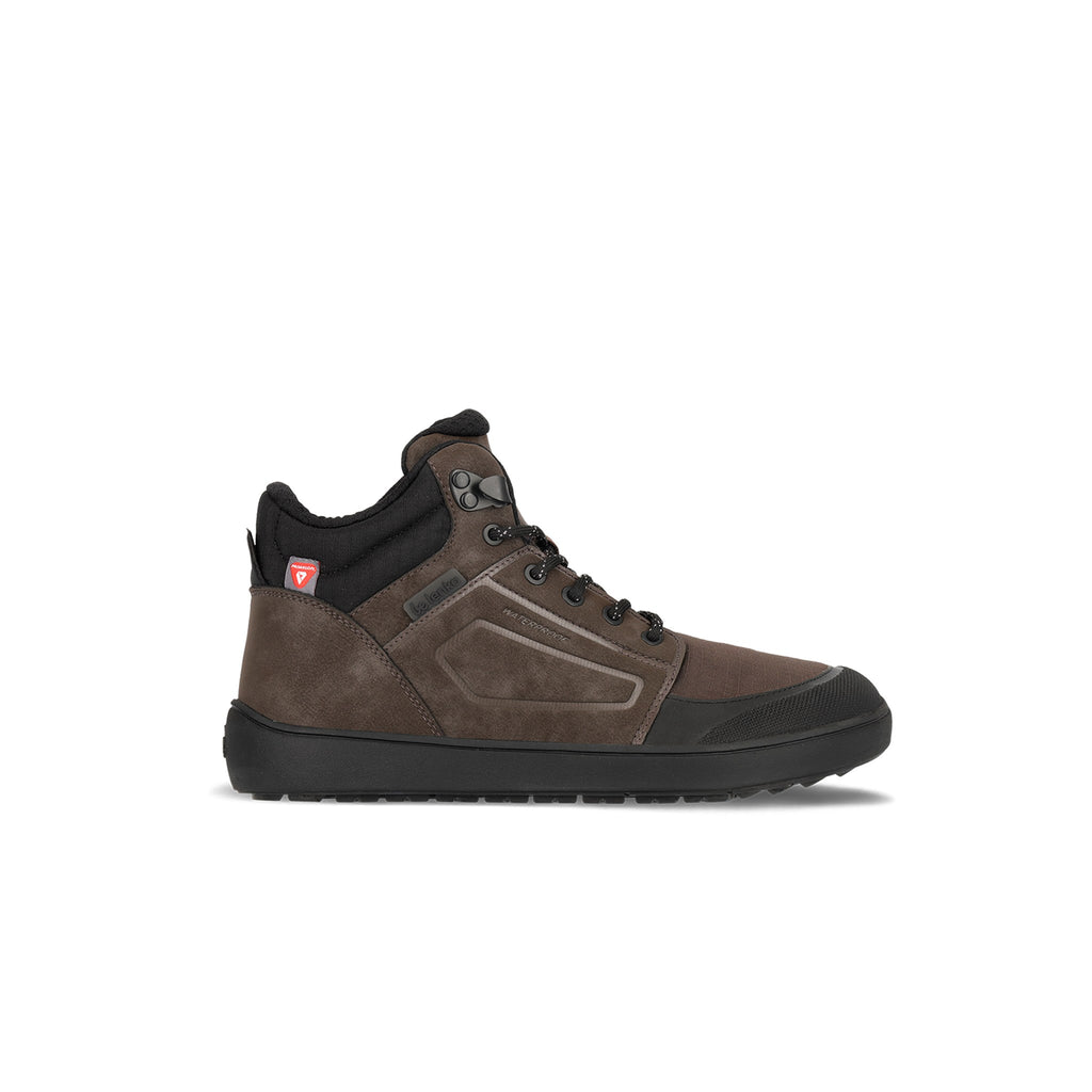 Be Lenka Arctic Edge Dark Brown – vattentät barfota-vinterkänga med PrimaLoft, sidovy