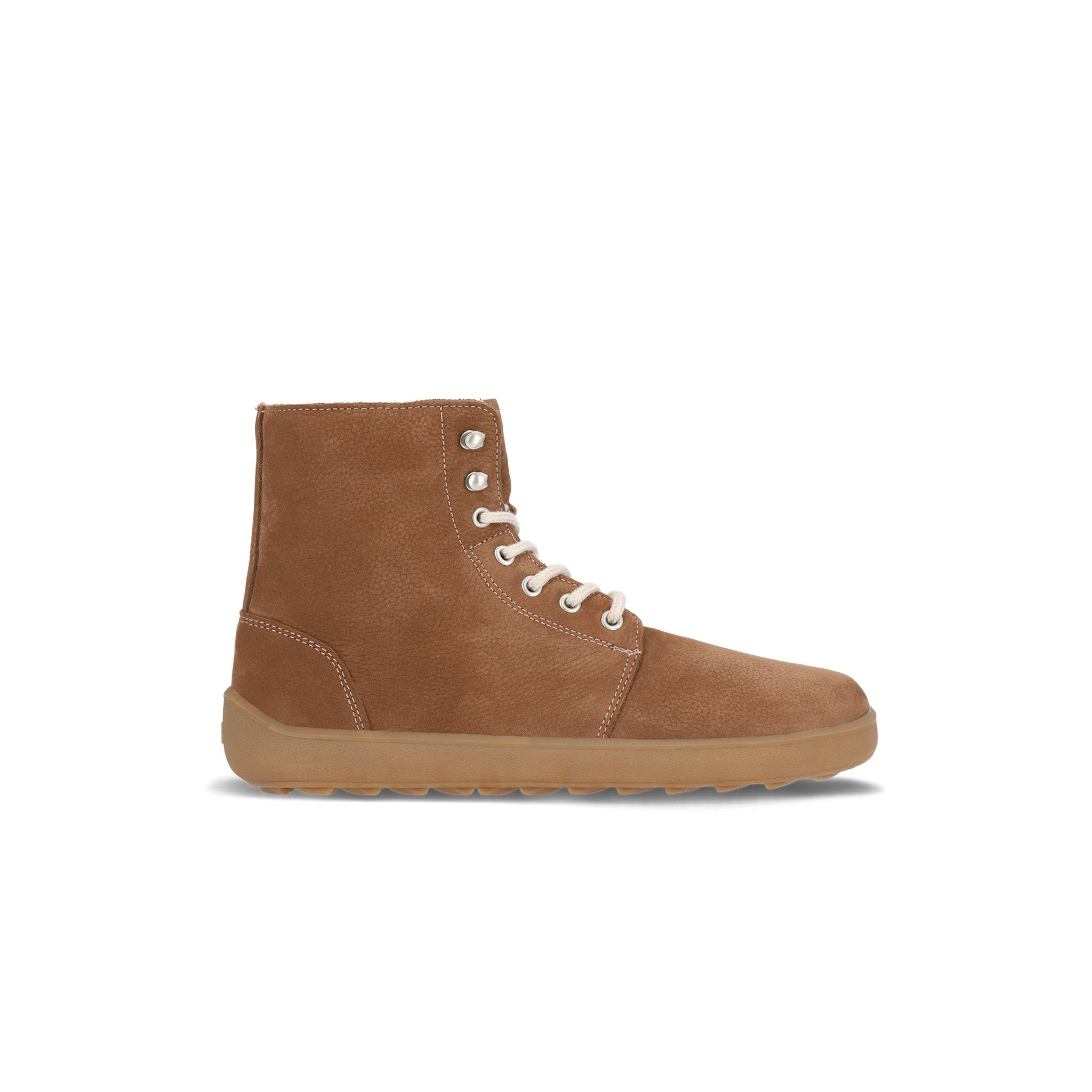 Be Lenka Winter 3.0 Walnut Brown – varmfodrad barfota-vinterkänga, sidovy