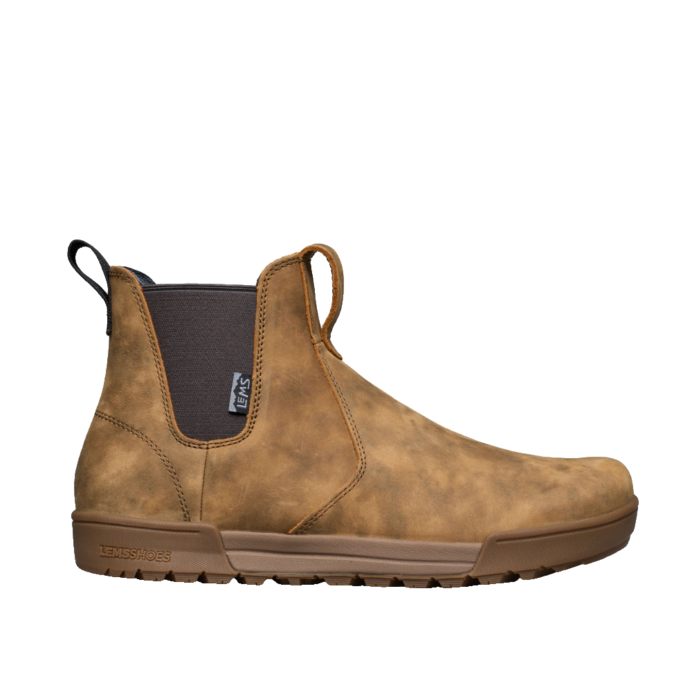 Lems Shoes Chelsea Tuff Unisex Rustic chelseaboots, sedd från sidan
