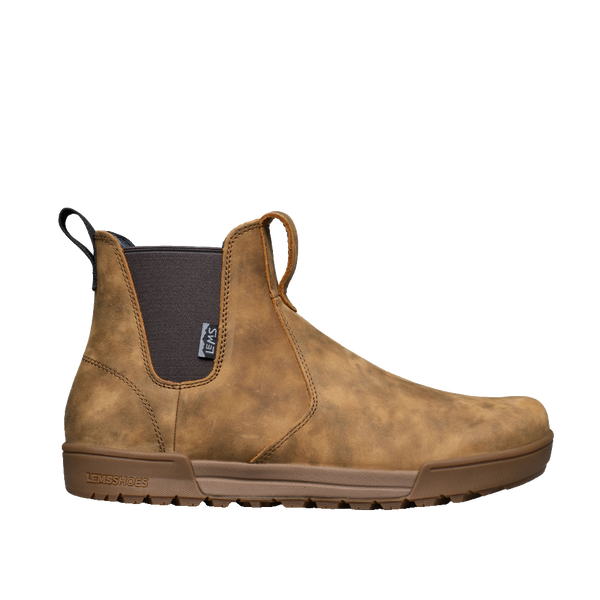 Lems Shoes Chelsea Tuff Unisex Rustic chelseaboots, sedd från sidan