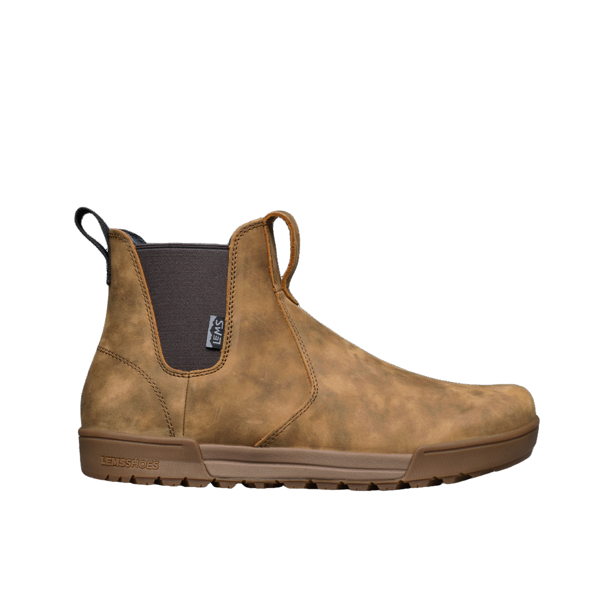 Lems Shoes Chelsea Tuff Unisex Rustic chelseaboots, sedd från sidan