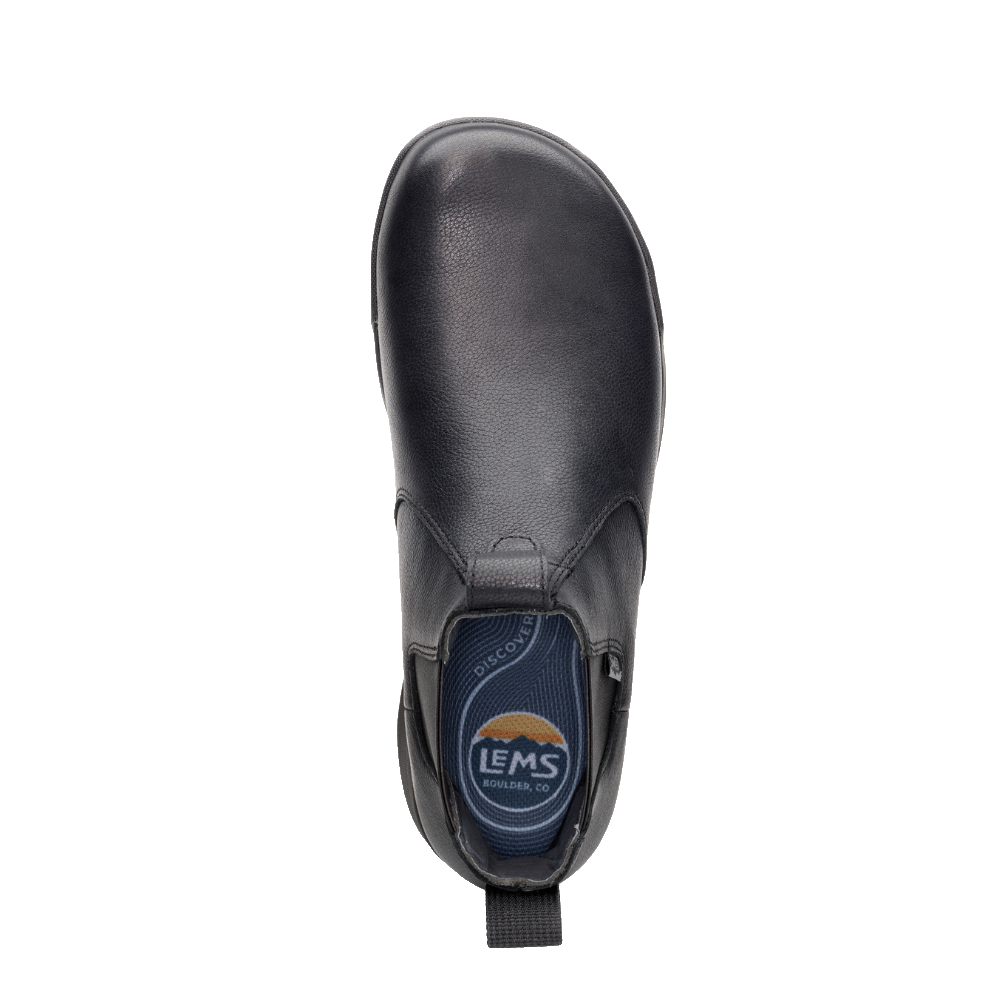 Lems Shoes Chelsea Tuff Unisex Svart chelseaboots, ovanifrån