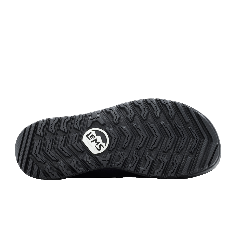 Lems Shoes Chelsea Tuff Unisex Svart chelseaboots, sulan underifrån