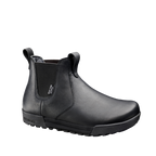 Lems Shoes Chelsea Tuff Unisex Svart chelseaboots, närbild på tåboxen