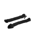 Springyard Elastic Curly 5.0 svarta elastiska skosnören