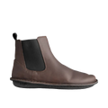 Vibae Helsinki Unisex Mörkbrun chelseaboots, sedd från sidan