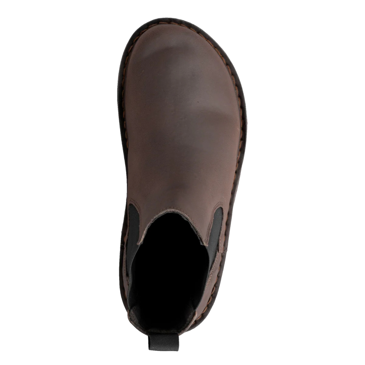 Vibae Helsinki Unisex Mörkbrun chelseaboots, ovanifrån