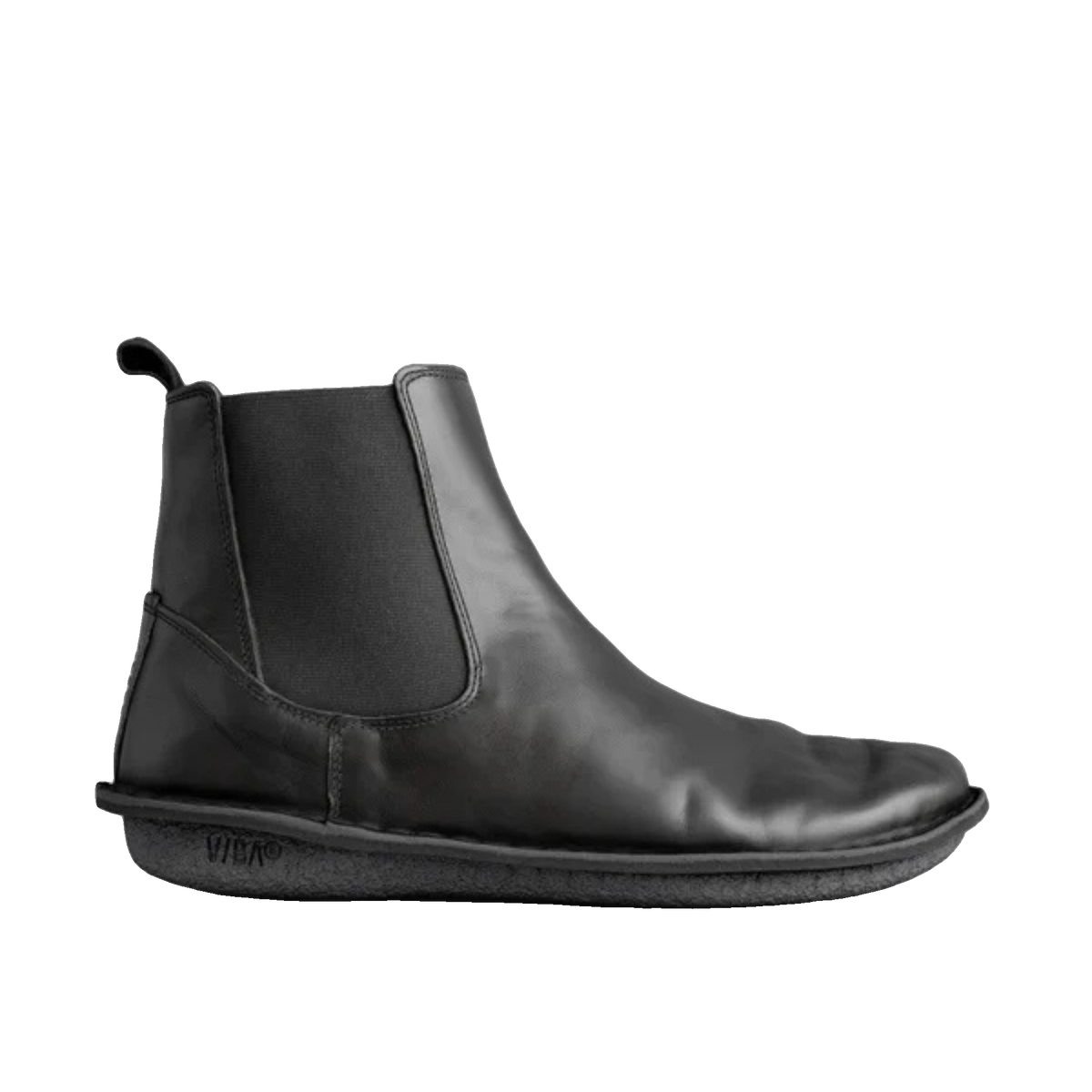 Vibae Helsinki Unisex Svart chelseaboots, sulan underifrån
