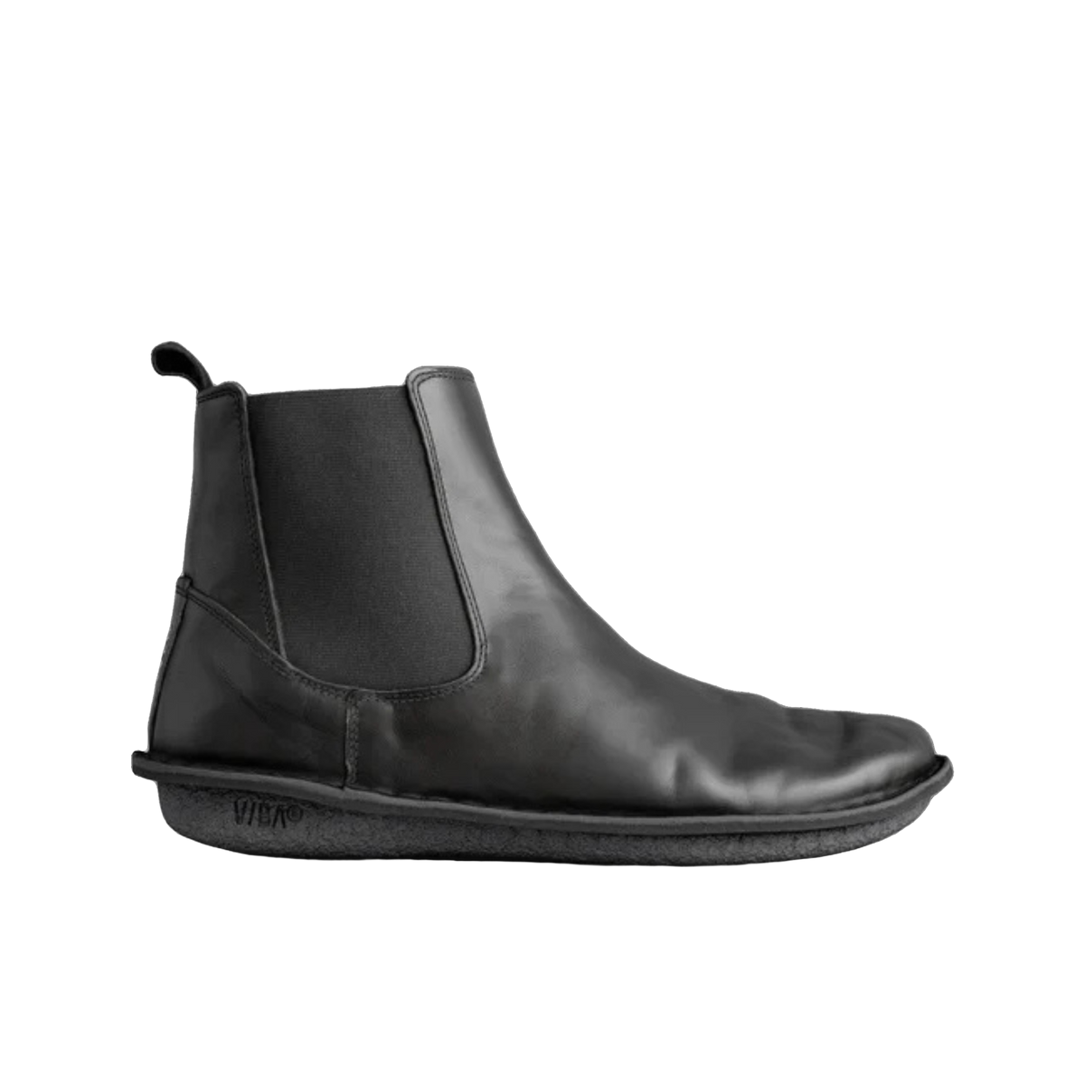 Vibae Helsinki Unisex Svart chelseaboots, sulan underifrån