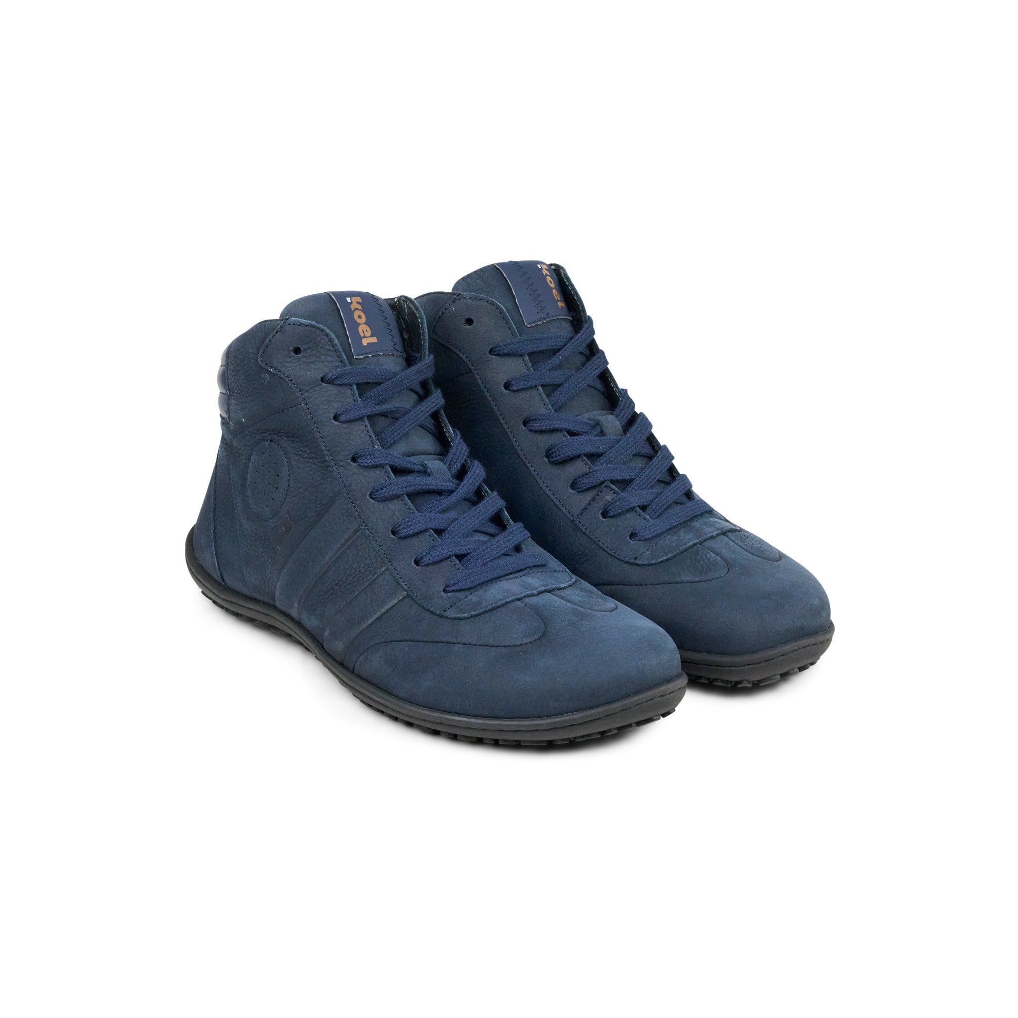 Koel IZO Leather Navy – detaljvy