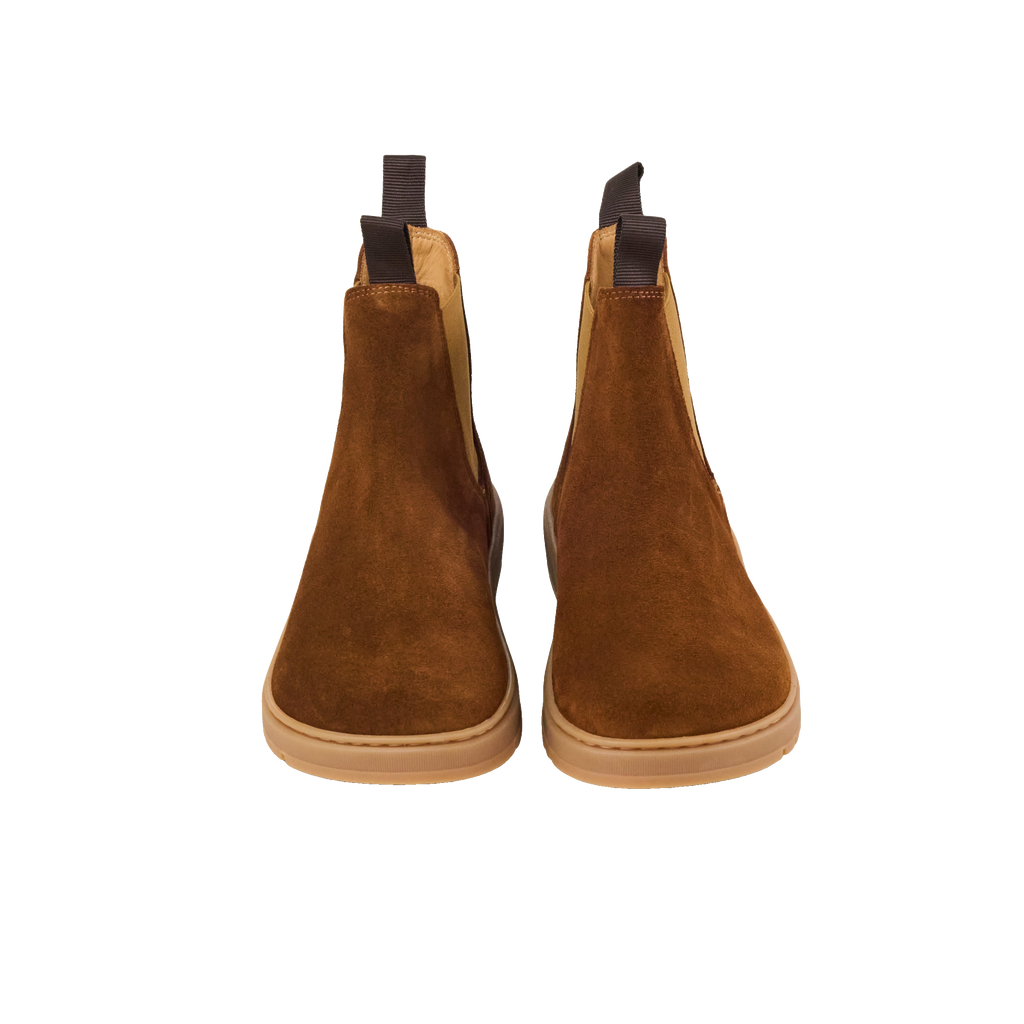 Koel Gavien Suede Dam Cognac – vy snett framifrån