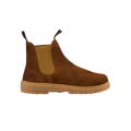 Koel Gavien Suede Dam Cognac – barfota-chelseaboot i cognacfärgad mocka, sidovy