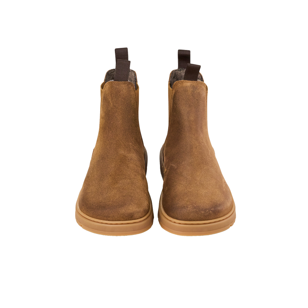 Koel Gavien Suede Felt Dam Cognac – vy snett framifrån