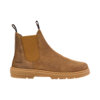 Koel Gavien Suede Felt Dam Cognac – filtfodrad barfota-chelseaboot i cognacfärgad mocka, sidovy