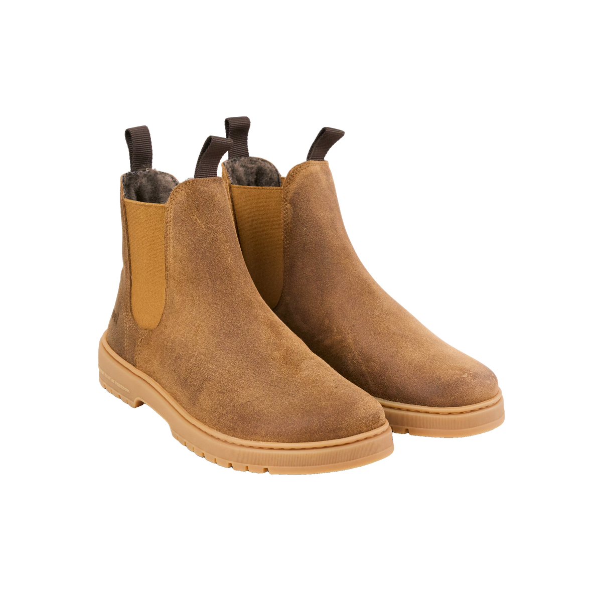 Koel Gavien Suede Felt Dam Cognac – detaljvy