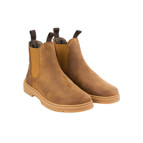 Koel Gavien Suede Felt Dam Cognac – detaljvy