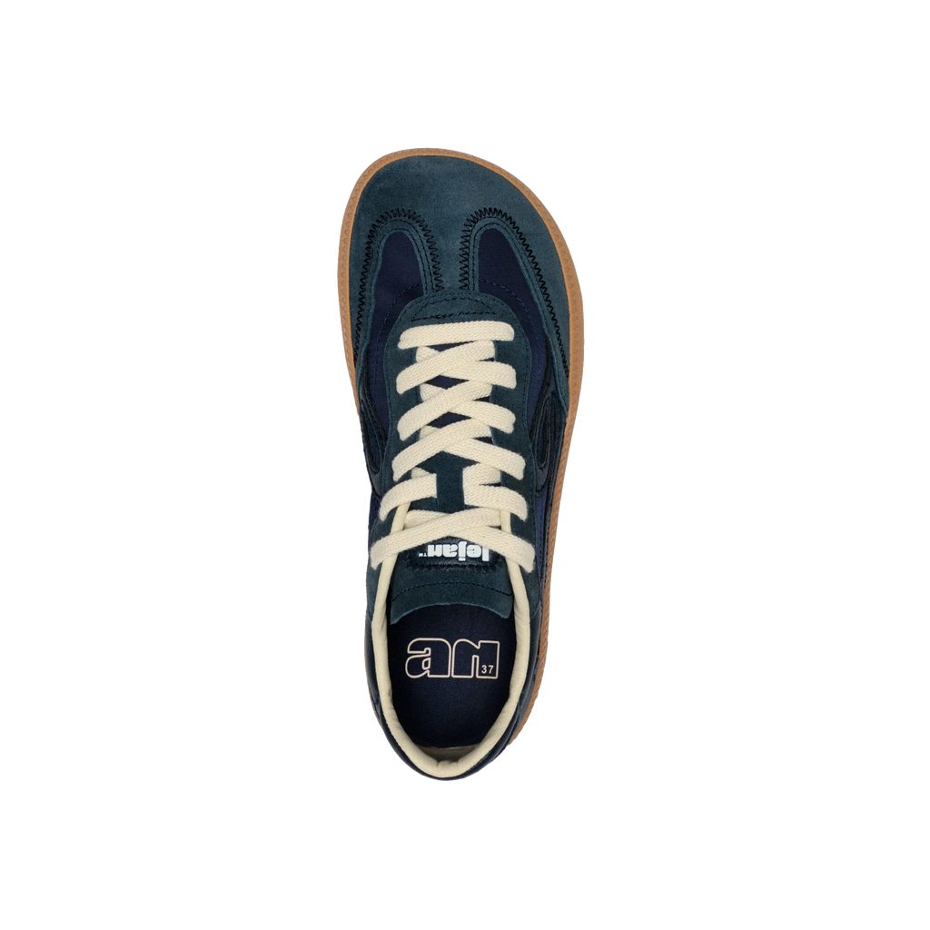 Lejan One Unisex Navy sneaker, ovanifrån