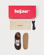 Lejan One Unisex Chocolate med kartong, skopåse och extra skosnören