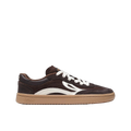 Lejan One Unisex Chocolate – barfotasneaker i chokladbrun mocka och nylon med bred tåbox, sidovy