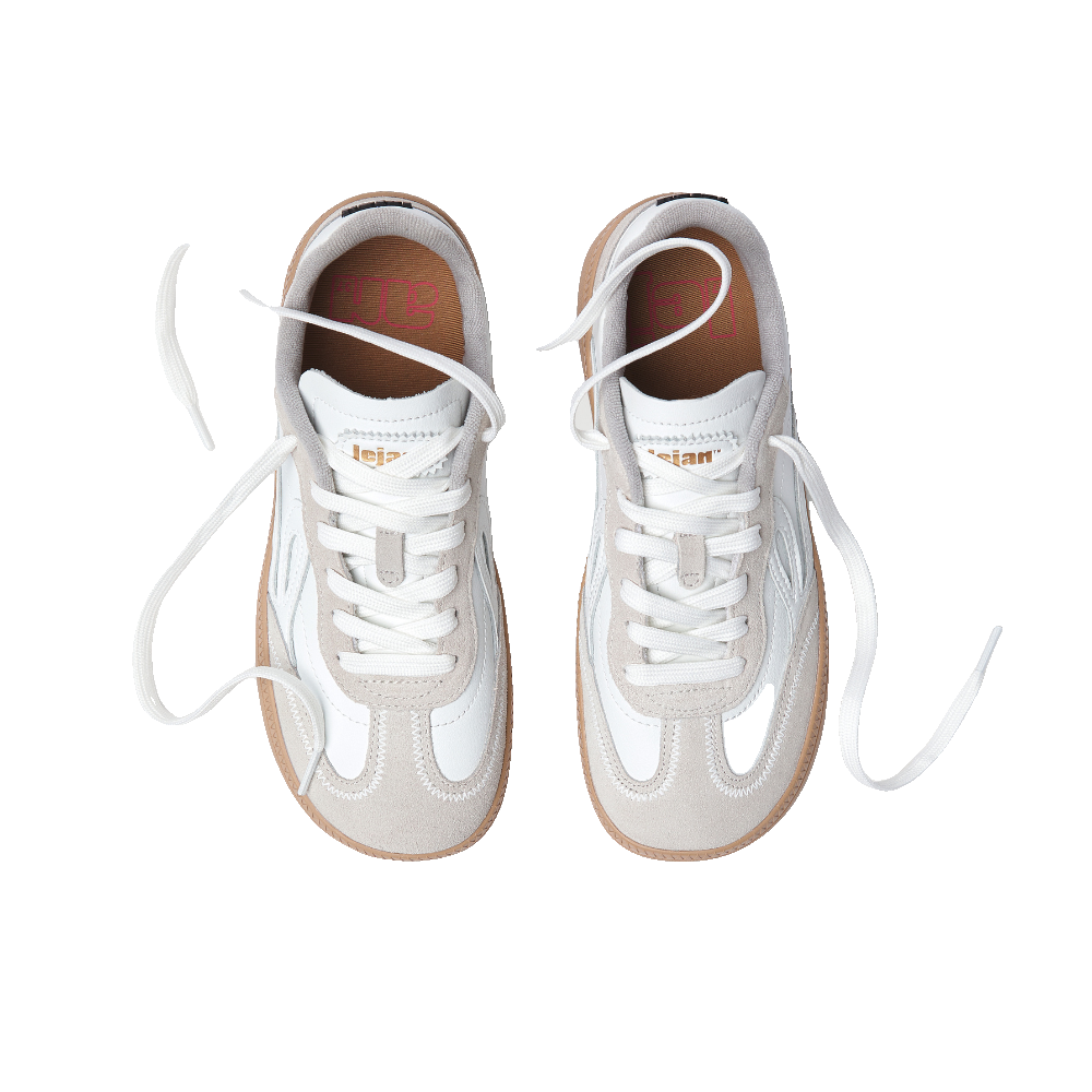 Lejan One Mocka Unisex White sneaker, sulan underifrån