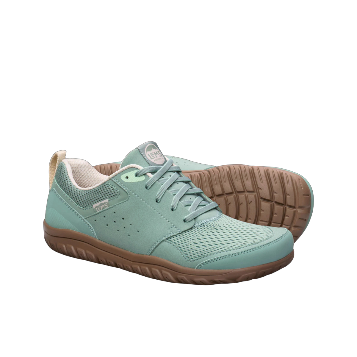 Lems Shoes Primal Zen Unisex Mint sneaker, sedd från sidan