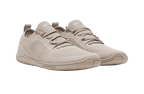 Xero Shoes Nexus Knit Silver Lining – stilren barfotasko i stickad beige mesh med bred tåbox, flexibel yttersula och noll drop för naturlig fotrörelse i vardagen