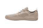 Xero Shoes Nexus Knit Silver Lining – stilren barfotasko i stickad beige mesh med bred tåbox, flexibel yttersula och noll drop för naturlig fotrörelse i vardagen