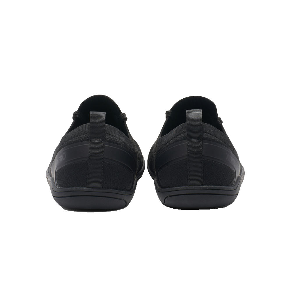 Xero Shoes Nexus Knit Herr Svart träningssko, bakifrån