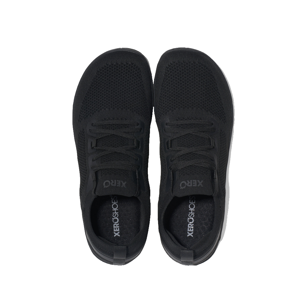 Xero Shoes Nexus Knit Herr Svart träningssko, ovanifrån
