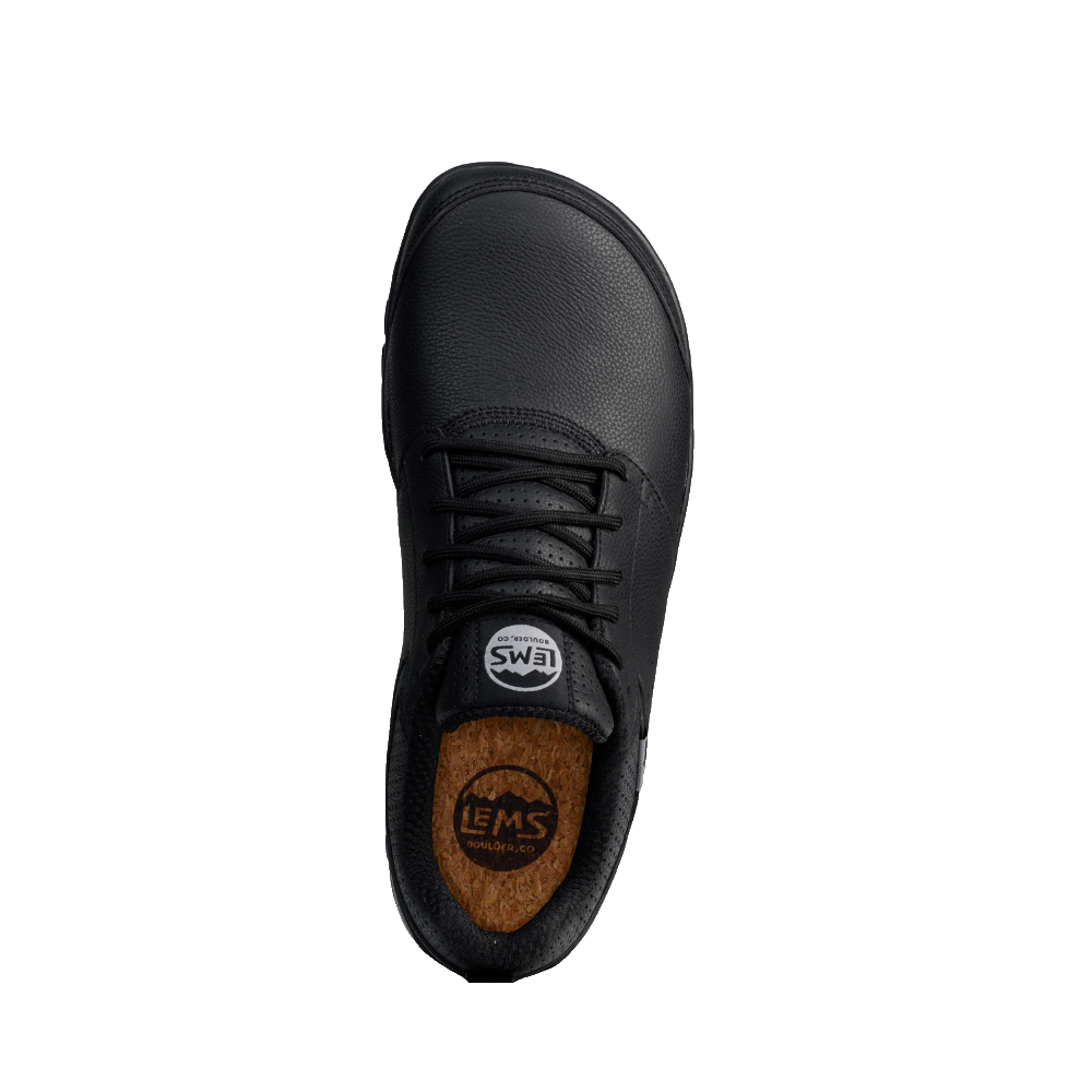 Lems Shoes Primal Zen Leather Ebony