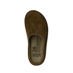 Vibae Roma Bio Suede Unisex Bosco Khaki sko, ovanifrån